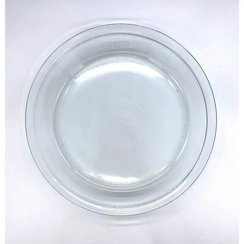 Vintage Pyrex 209 Clear Glass Pie Plate Baking Dish Pan 9